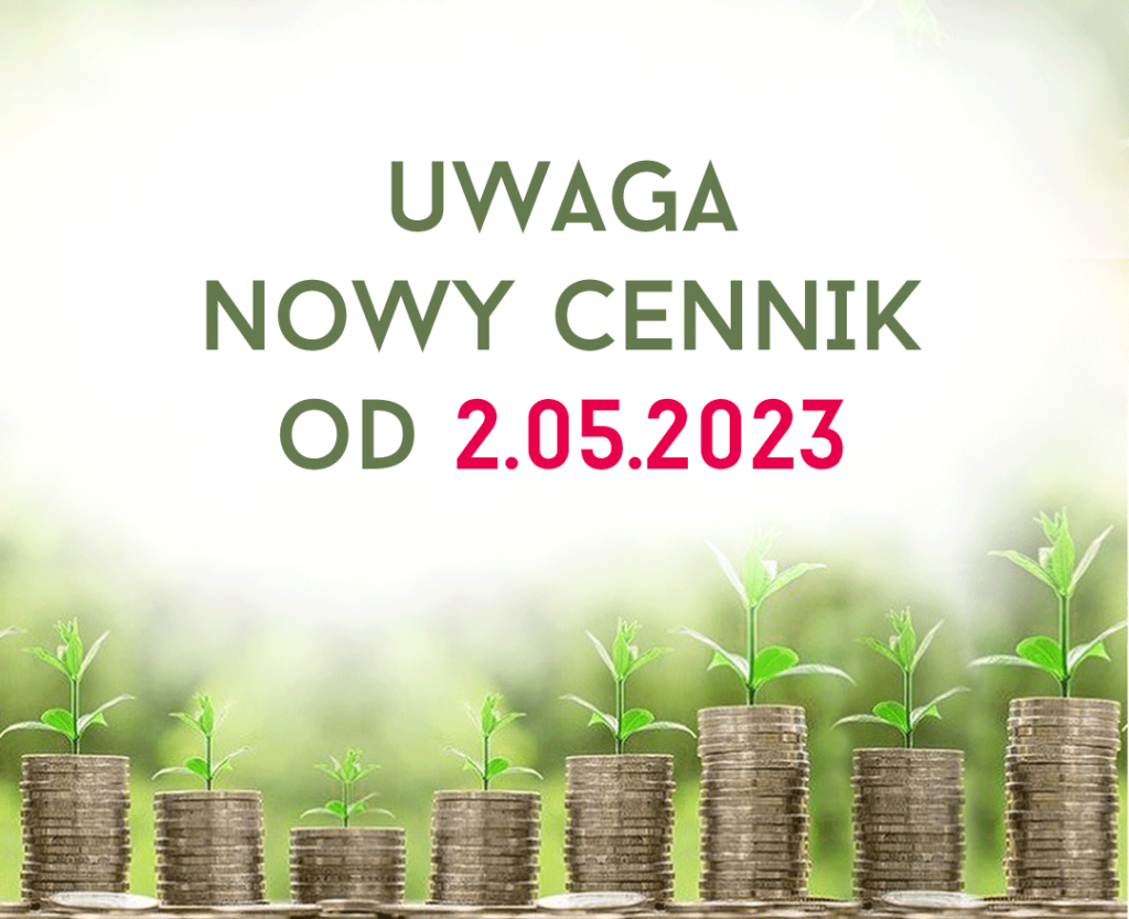 nowy cennik 2023